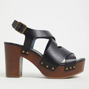 NWOT- Torrid Wooden Platform Heel (WW)